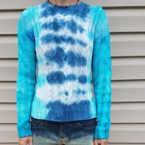 Custom tie-dyed American Eagle sweater
